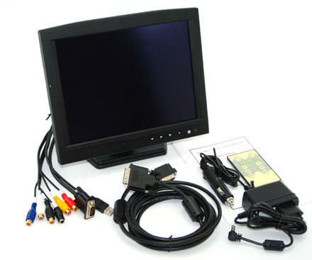 CTF1040-<b>SXLD</b> - VGA/DVI 10.4" TFT - Touchscreen USB - Video - Autodimmer - Audio [1024x768, Kontrast 1200:1, LED] <b>-TRANSFLEKTIV-</b>