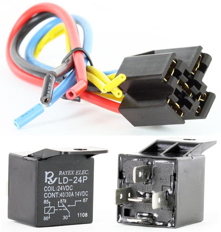 Relay 24V f. Globalsat GTR-129/TR-600