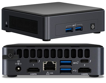 Intel NUC11TNKv7 (Intel Core i7-1185G7 bis zu 4,80GHz, 2x HDMI, 2x Thunderbolt)