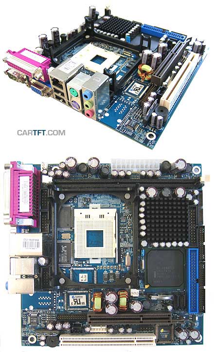 KONTRON 886LCD-M/mITX (without I/O shield) [<b>RECERTIFIED, 1 yr. warranty</b>]