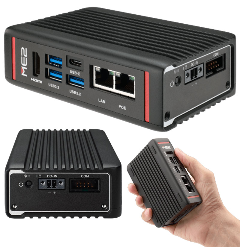 Mitac ME2-10TWT-N150-4GB (Intel N150, 4GB RAM, 2x LAN, 4x USB, TPM) <b>[FANLESS]</b>